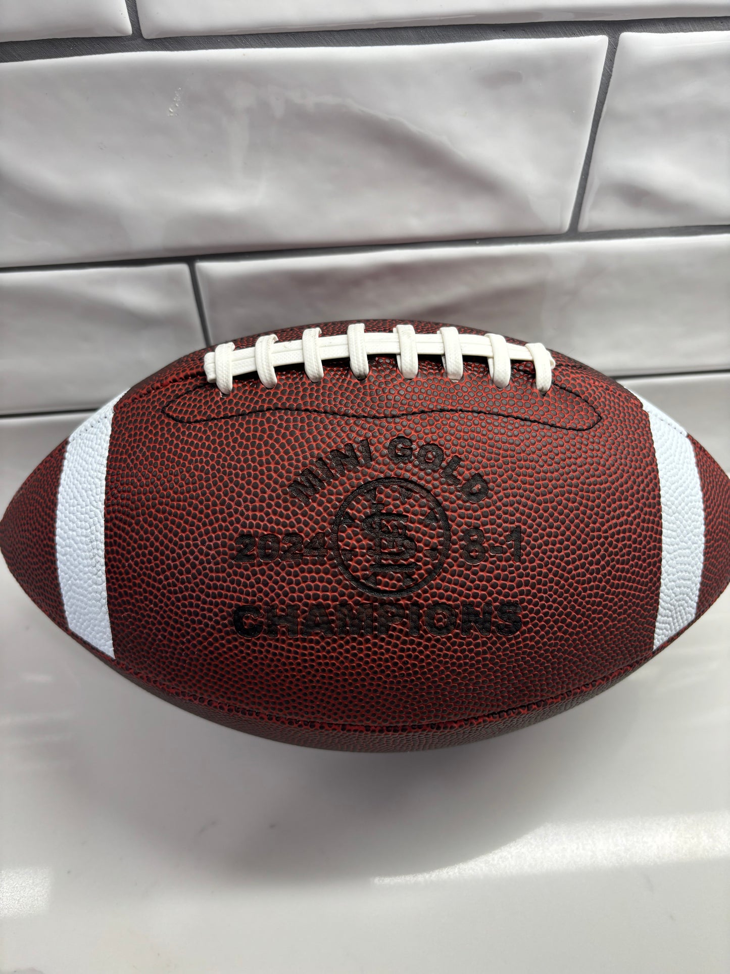 Custom Engraved Football