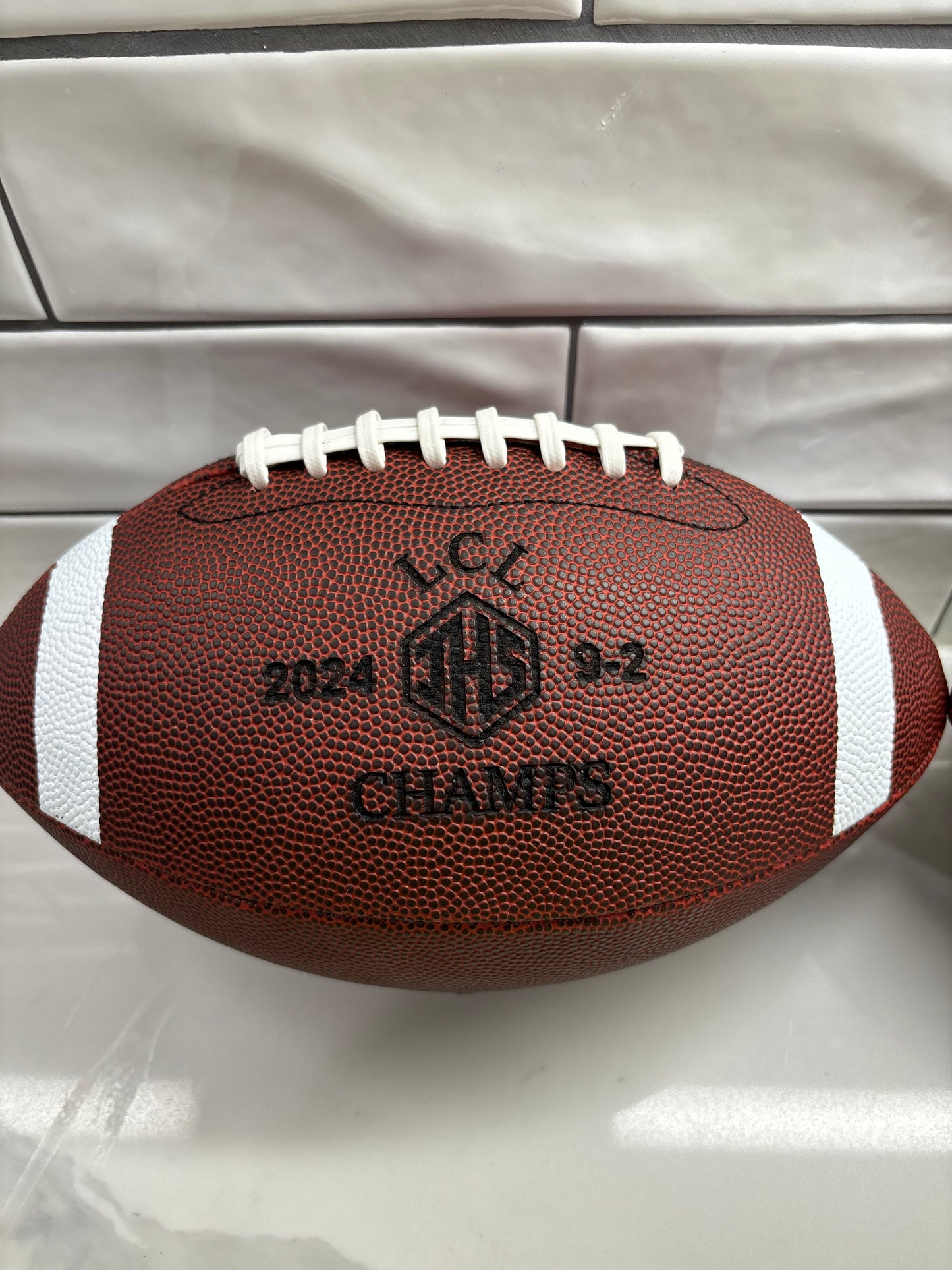 Custom Engraved Football